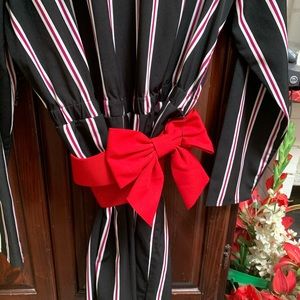 Navy blue with red/white accents jumpsuit